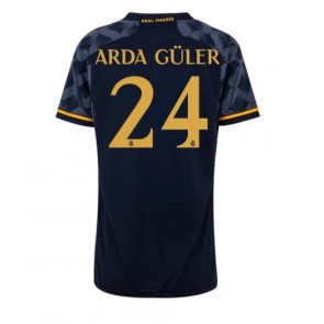 Real Madrid Arda Guler #24 Replika Udebanetrøje Dame 2023-24 Kortærmet